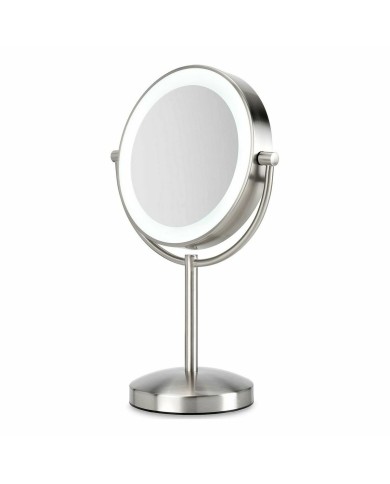 Specchio Ingranditore con LED Babyliss 9437E Acciaio Metallo (1 Unità) Specchio Ingranditore con LED Babyliss 9437E Acciaio Metallo (1 Unità)
