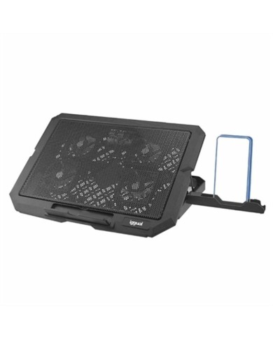 Base di Raffreddamento per PC Portatile iggual IGG319710 Nero Base di Raffreddamento per PC Portatile iggual IGG319710 Nero