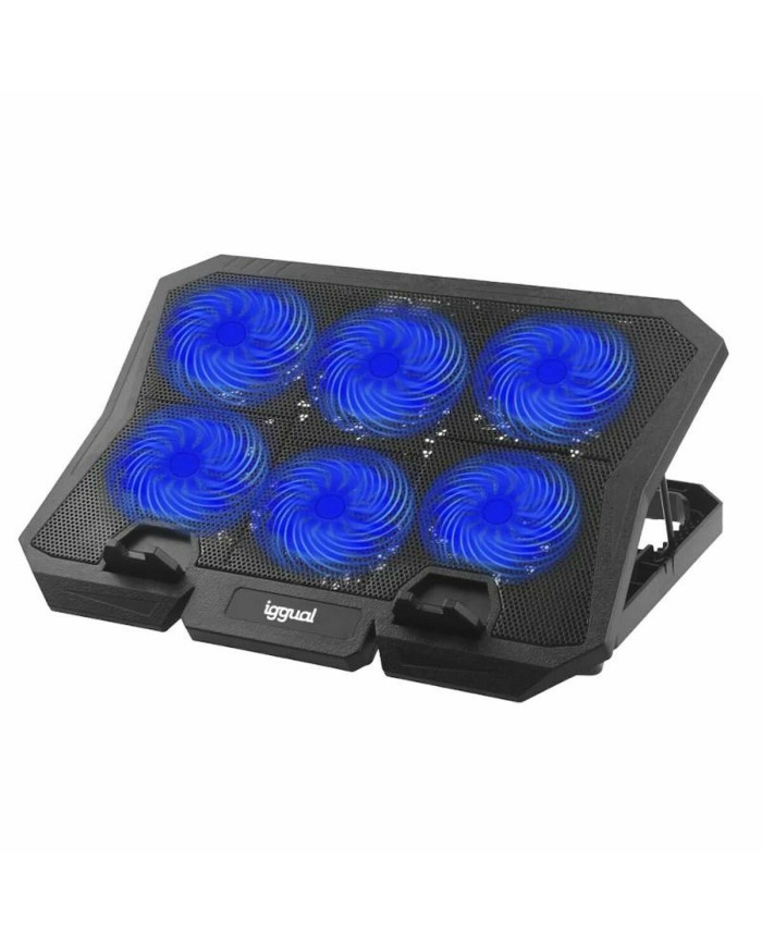 Base di Raffreddamento per PC Portatile iggual IGG319703 Nero Base di Raffreddamento per PC Portatile iggual IGG319703 Nero