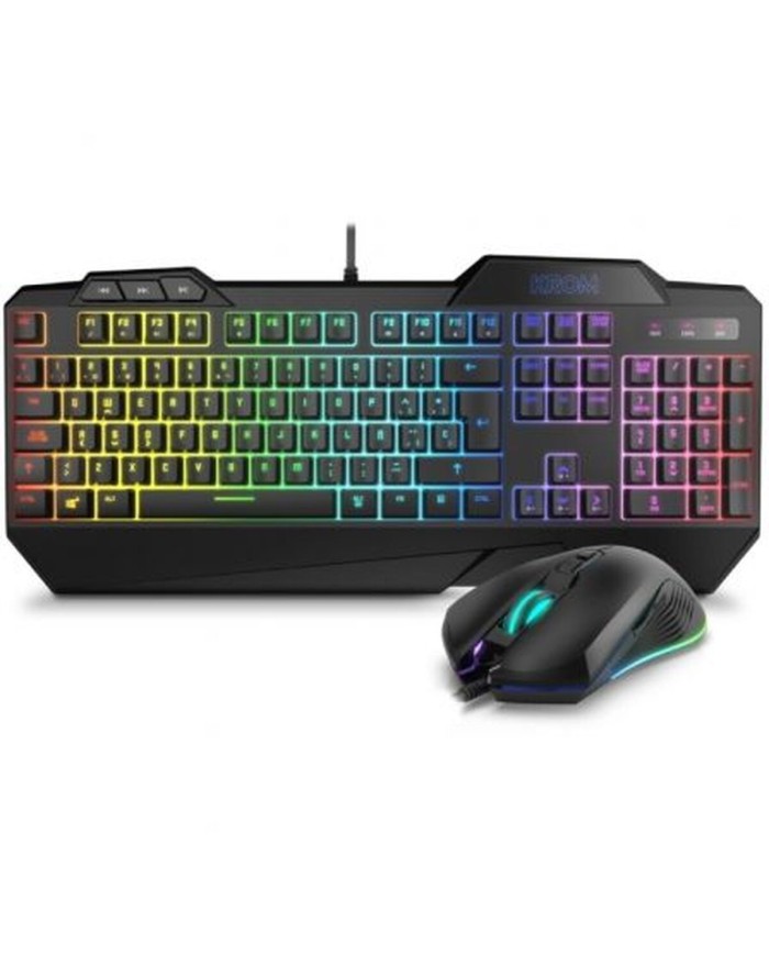 Tastiera e Mouse Gaming Krom NXKROMKRSHRSP Nero Tastiera e Mouse Gaming Krom NXKROMKRSHRSP Nero