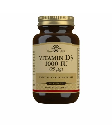 Vitamina D3 (Olio di Fegato di Pesce e Colecalciferolo) Solgar 1000 iu (100 Capsule) Vitamina D3 (Olio di Fegato di Pesce e Colecalciferolo) Solgar 1000 iu (100 Capsule)