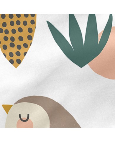 Copripiumone a sacco con Piumone HappyFriday Moshi Moshi Harvestwood Multicolore 105 x 200 cm Copripiumone a sacco con Piumone HappyFriday Moshi Moshi Harvestwood Multicolore 105 x 200 cm