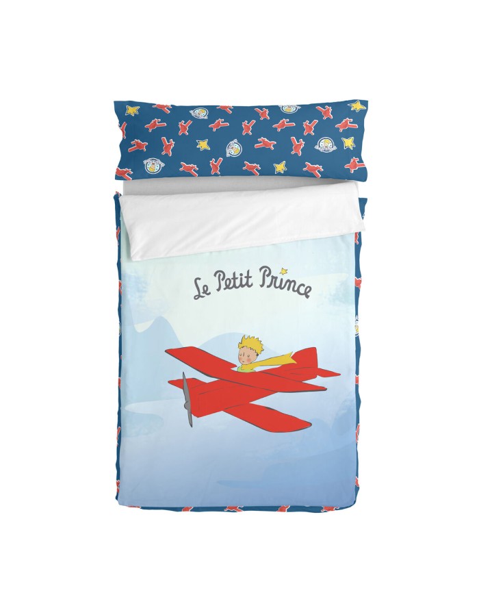 Copripiumone a sacco con Piumone HappyFriday Le Petit Prince Son Avion Multicolore 105 x 200 cm Copripiumone a sacco con Piumone HappyFriday Le Petit Prince Son Avion Multicolore 105 x 200 cm