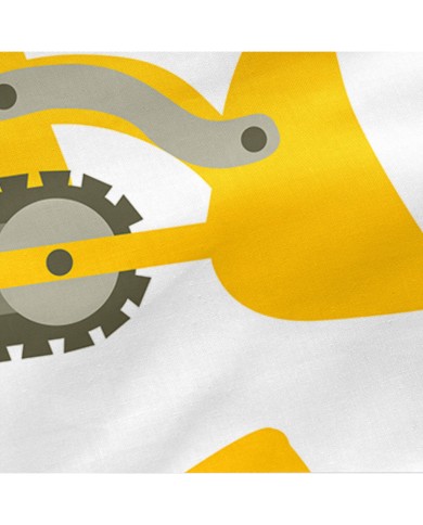 Copripiumone a sacco con Piumone HappyFriday Mr Fox Machinery Multicolore 105 x 200 cm Copripiumone a sacco con Piumone HappyFriday Mr Fox Machinery Multicolore 105 x 200 cm