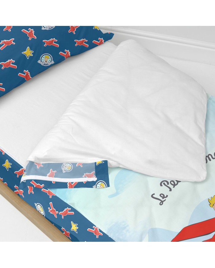 Copripiumone a sacco con Piumone HappyFriday Le Petit Prince Son Avion Multicolore 105 x 200 cm Copripiumone a sacco con Piumone HappyFriday Le Petit Prince Son Avion Multicolore 105 x 200 cm