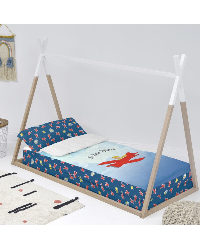 Copripiumone a sacco con Piumone HappyFriday Le Petit Prince Son Avion Multicolore 105 x 200 cm Copripiumone a sacco con Piumone HappyFriday Le Petit Prince Son Avion Multicolore 105 x 200 cm