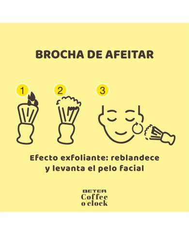 Pennello da Barba Beter Coffee O'clock (1 Unità)