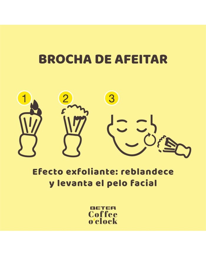 Pennello da Barba Beter Coffee O'clock (1 Unità) Pennello da Barba Beter Coffee O'clock (1 Unità)