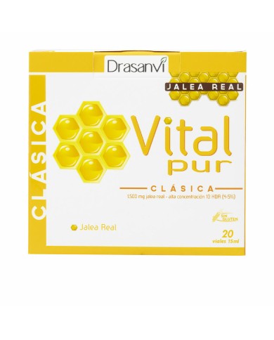 Integratore Alimentare Drasanvi Vitalpur Pappa reale 20 Unità 15 ml Integratore Alimentare Drasanvi Vitalpur Pappa reale 20 Unità 15 ml