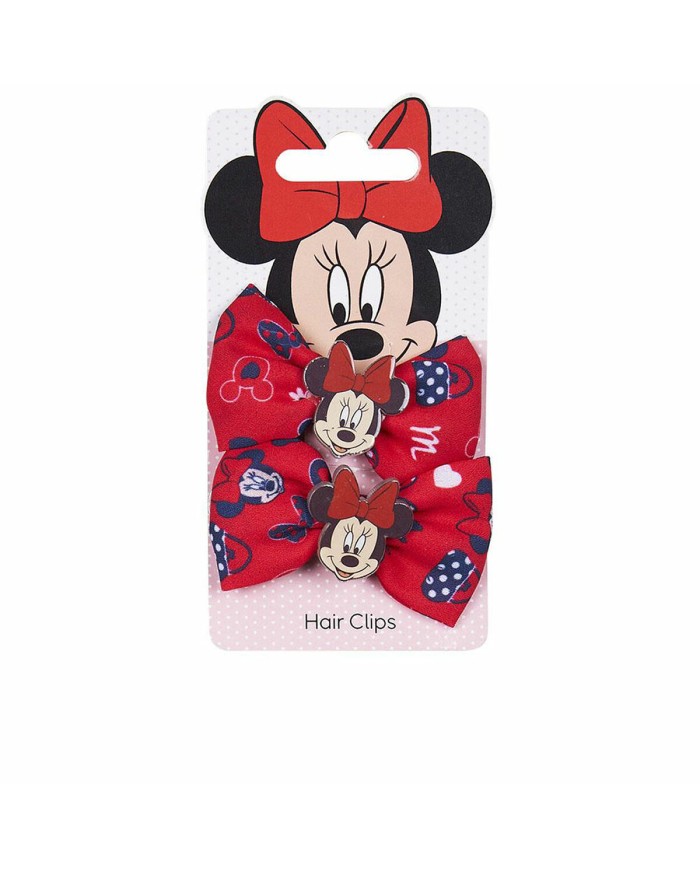 Fermagli per Capelli Inca Clips Lazo Disney 2 Unità Rosso Fiocco (2 Unità)