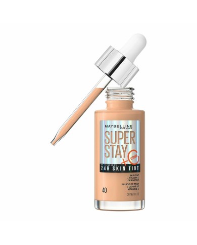 Base per Trucco Fluida Maybelline Super Stay Skin Tint Vitamina C Nº 40 30 ml