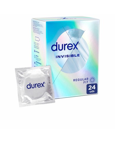 Preservativi Invisible Extra Sensitivo Durex 24 Unità Preservativi Invisible Extra Sensitivo Durex 24 Unità