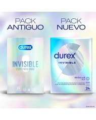 Preservativi Invisible Extra Sensitivo Durex 24 Unità Preservativi Invisible Extra Sensitivo Durex 24 Unità