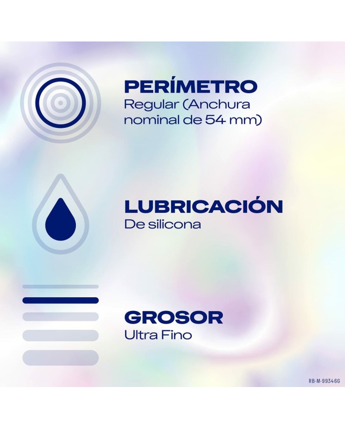 Preservativi Invisible Extra Sensitivo Durex 24 Unità Preservativi Invisible Extra Sensitivo Durex 24 Unità