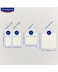 Cerotti per vesciche Hansaplast Mix 6 Unità Cerotti per vesciche Hansaplast Mix 6 Unità