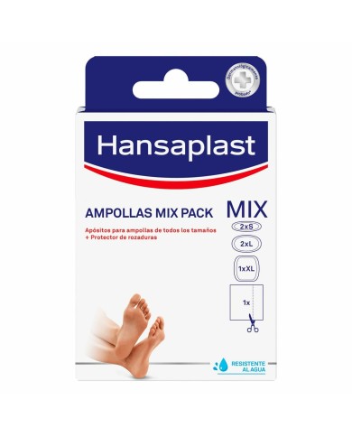 Cerotti per vesciche Hansaplast Mix 6 Unità Cerotti per vesciche Hansaplast Mix 6 Unità
