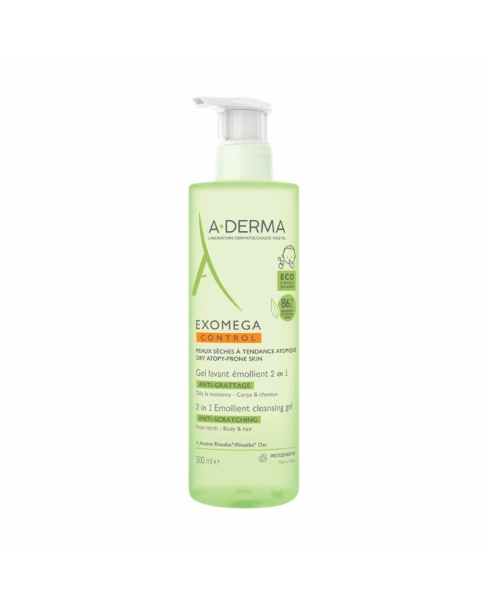 Protezione Solare Viso A-Derma Exomega Control 500 ml