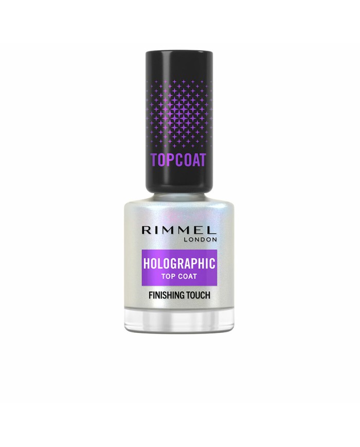 Strato superiore per unghie Rimmel London Holographic 12 ml Strato superiore per unghie Rimmel London Holographic 12 ml
