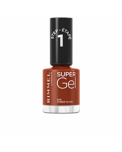 smalto Rimmel London Super Gel Nº 075 Amber glow 12 ml smalto Rimmel London Super Gel Nº 075 Amber glow 12 ml