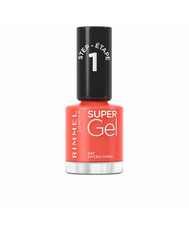 smalto Rimmel London Super Gel Nº 047 Spiced coral 12 ml smalto Rimmel London Super Gel Nº 047 Spiced coral 12 ml