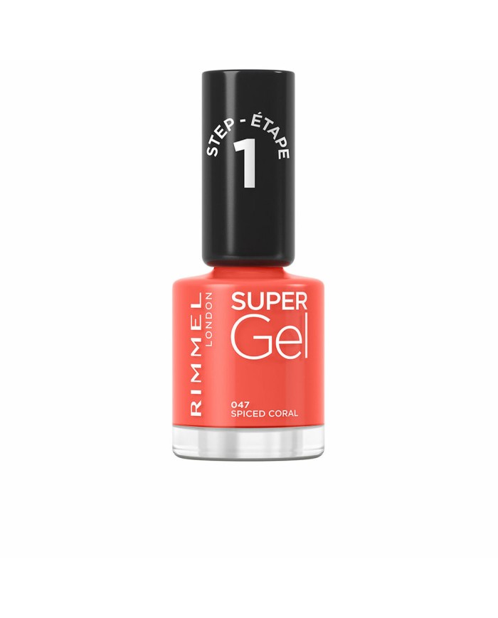 smalto Rimmel London Super Gel Nº 047 Spiced coral 12 ml smalto Rimmel London Super Gel Nº 047 Spiced coral 12 ml