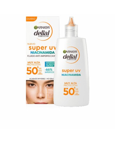 Trattamento Anti-imperfezioni Garnier Delial Super Uv Spf 50 40 ml Niacinamide Trattamento Anti-imperfezioni Garnier Delial Super Uv Spf 50 40 ml Niacinamide