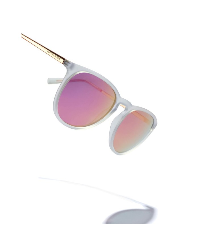Occhiali da sole Unisex Hawkers OLLIE Trasparente Oro rosa Ø 49,5 mm Rosa Occhiali da sole Unisex Hawkers OLLIE Trasparente Oro rosa Ø 49,5 mm Rosa