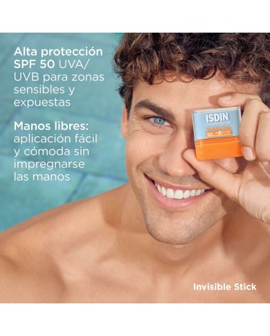 Stick solare Isdin Invisible Stick Spf 50 10 g