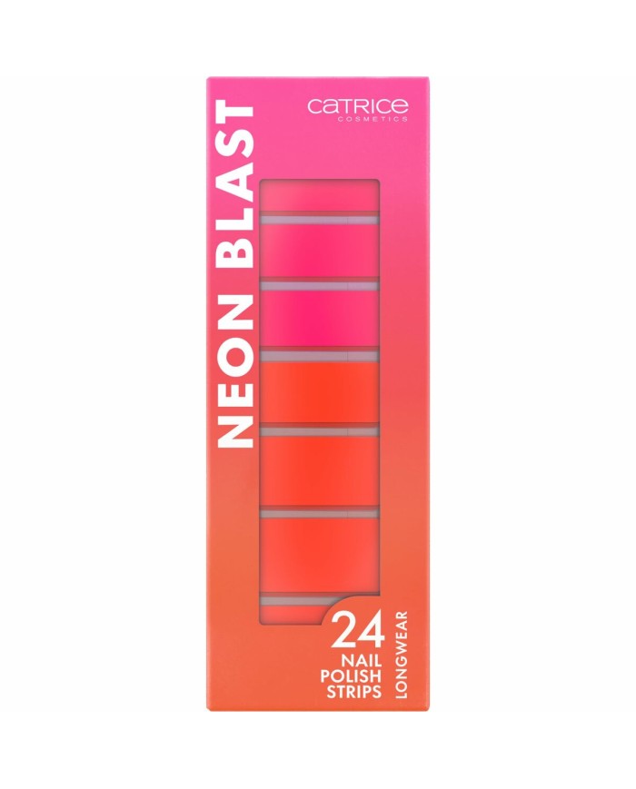 Fogli di Smalto per Unghie Catrice Neon Blast Nº 020 Neon thunder 24 Unità