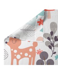 Set di Lenzuola HappyFriday Moshi Moshi Woodland Multicolore Singolo 2 Pezzi Set di Lenzuola HappyFriday Moshi Moshi Woodland Multicolore Singolo 2 Pezzi