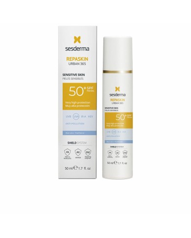 Protezione Solare Viso Sesderma Repaskin Urban 365 SPF 50+ 50 ml Pelle sensibile Protezione Solare Viso Sesderma Repaskin Urban 365 SPF 50+ 50 ml Pelle sensibile