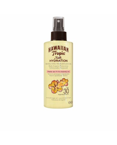 Spuma Solare Protettiva Hawaiian Tropic Silk Hydration Spf 30 150 ml Olio Spuma Solare Protettiva Hawaiian Tropic Silk Hydration Spf 30 150 ml Olio