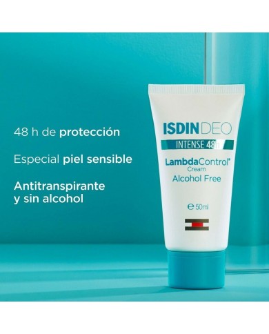 Deodorante Cremoso Isdin LambdaControl 50 ml Pelle sensibile Deodorante Cremoso Isdin LambdaControl 50 ml Pelle sensibile