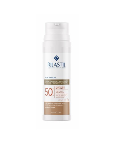 Protezione Solare Colorata Rilastil Age Repair SPF 50+ 50 ml Antietà Protezione Solare Colorata Rilastil Age Repair SPF 50+ 50 ml Antietà