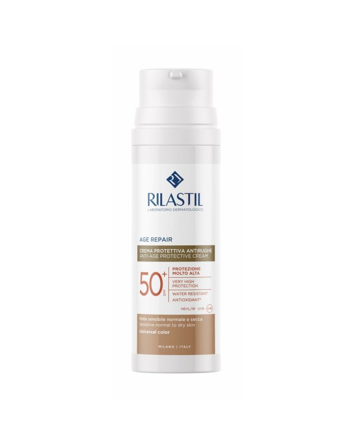 Protezione Solare Colorata Rilastil Age Repair SPF 50+ 50 ml Antietà Protezione Solare Colorata Rilastil Age Repair SPF 50+ 50 ml Antietà