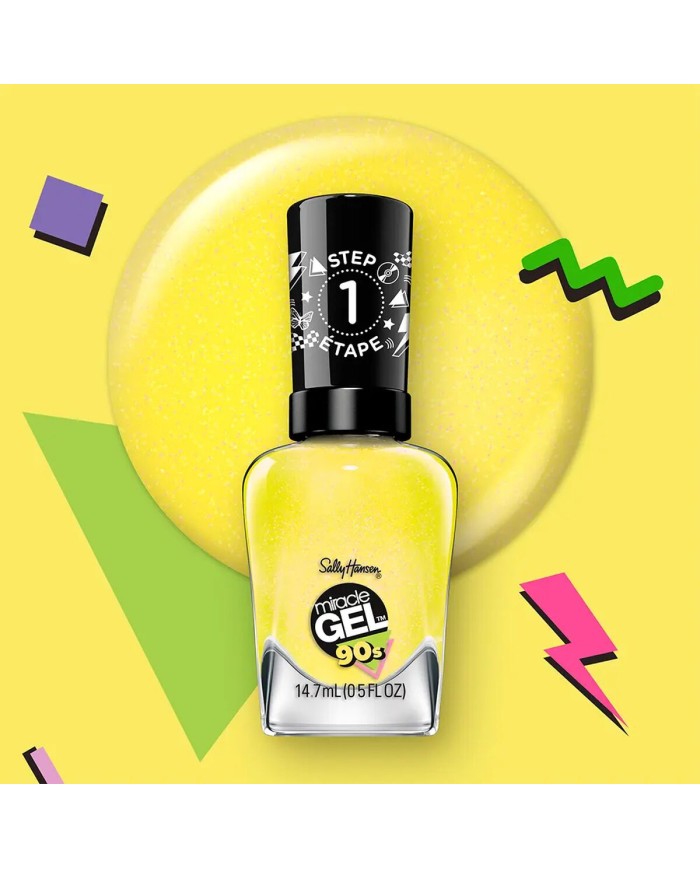 Smalto per unghie Sally Hansen MIRACLE GEL 90s Nº 891 Mixtape 14,7 ml Smalto per unghie Sally Hansen MIRACLE GEL 90s Nº 891 Mixtape 14,7 ml