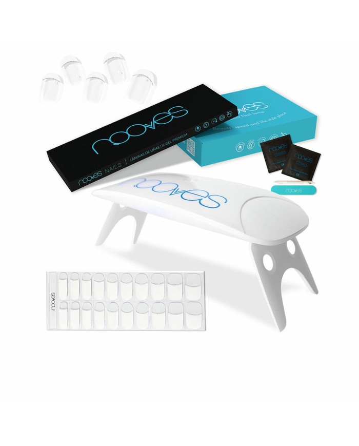 Set dei Manicure Nooves Premium Gel foil per Unghie Gel per manicure francese 5 Pezzi
