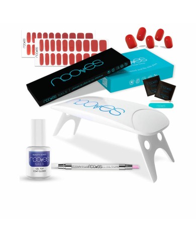 Set dei Manicure Nooves Premium Rosso Gel foil per Unghie 8 Pezzi Set dei Manicure Nooves Premium Rosso Gel foil per Unghie 8 Pezzi