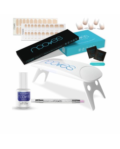 Set dei Manicure Nooves Premium Beige Gel foil per Unghie 8 Pezzi Set dei Manicure Nooves Premium Beige Gel foil per Unghie 8 Pezzi