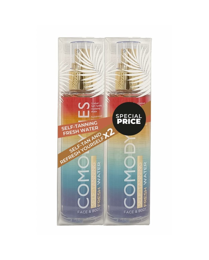 Nebbia autoabbronzante Comodynes Fresh water 100 ml x 2