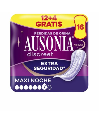Assorbenti da incontinenza Ausonia Discreet Maxi 16 Unità Assorbenti da incontinenza Ausonia Discreet Maxi 16 Unità