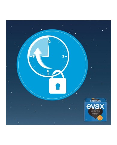 Assorbenti con Ali da Notte Evax COTTONLIKE (9 uds) Assorbenti con Ali da Notte Evax COTTONLIKE (9 uds)