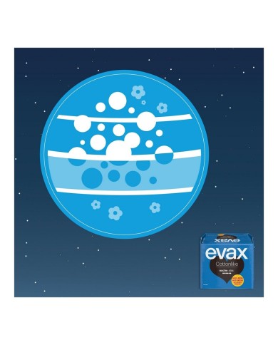 Assorbenti con Ali da Notte Evax COTTONLIKE (9 uds) Assorbenti con Ali da Notte Evax COTTONLIKE (9 uds)