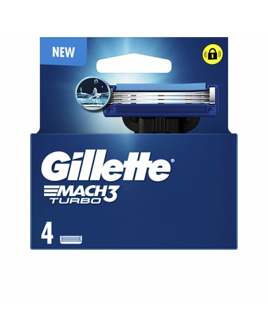 Lame per rasatura Gillette MACH 3 TURBO (4 Unità) Lame per rasatura Gillette MACH 3 TURBO (4 Unità)