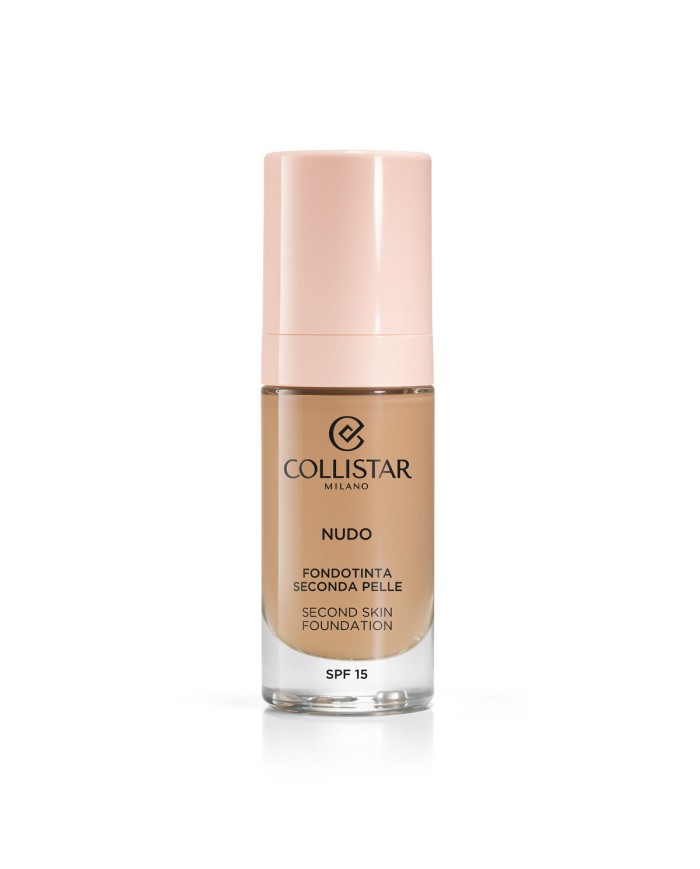 Fondotinta Liquido Collistar NUDO Nº 4N Sabbia Spf 15 30 ml Fondotinta Liquido Collistar NUDO Nº 4N Sabbia Spf 15 30 ml