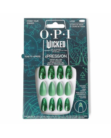 Unghie Finte Opi xPRESS/ON WICKED Know Your Power Riutilizzabile 30 Pezzi