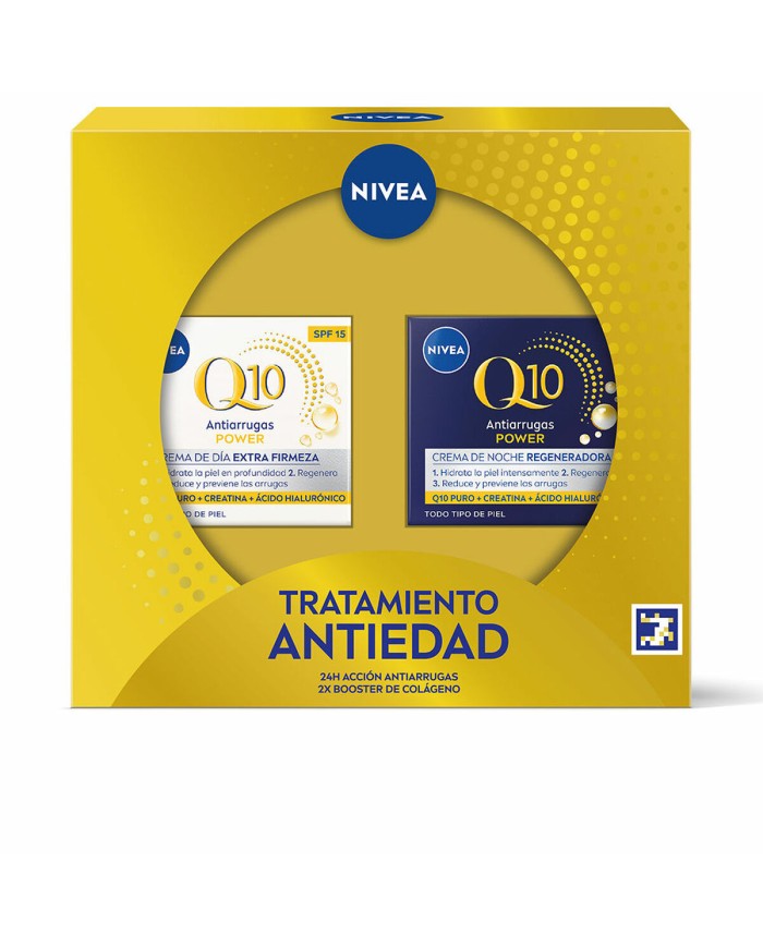 Set da Trucco Nivea Q10 ANTI-ARRUGAS 2 Pezzi