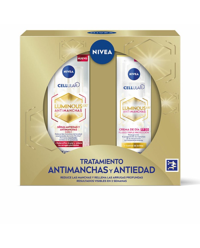 Set da Trucco Nivea TRATAMIENTO ANTIMANCHAS Y ANTIEDAD 2 Pezzi Set da Trucco Nivea TRATAMIENTO ANTIMANCHAS Y ANTIEDAD 2 Pezzi