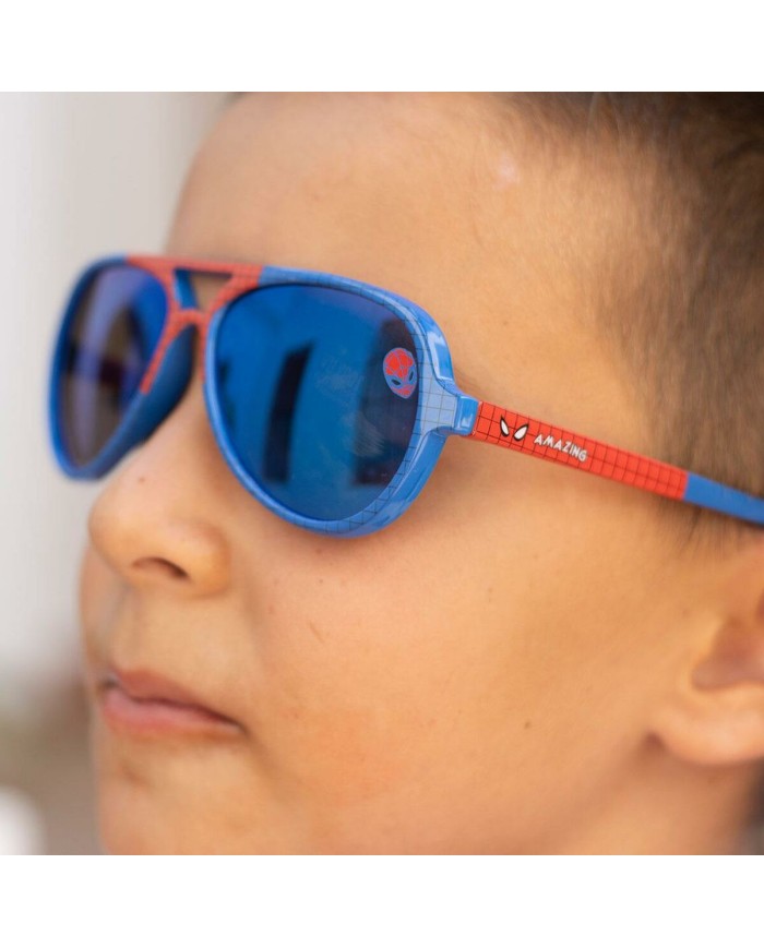 Occhiali da Sole per Bambini Spider-Man Azzurro Rosso Occhiali da Sole per Bambini Spider-Man Azzurro Rosso