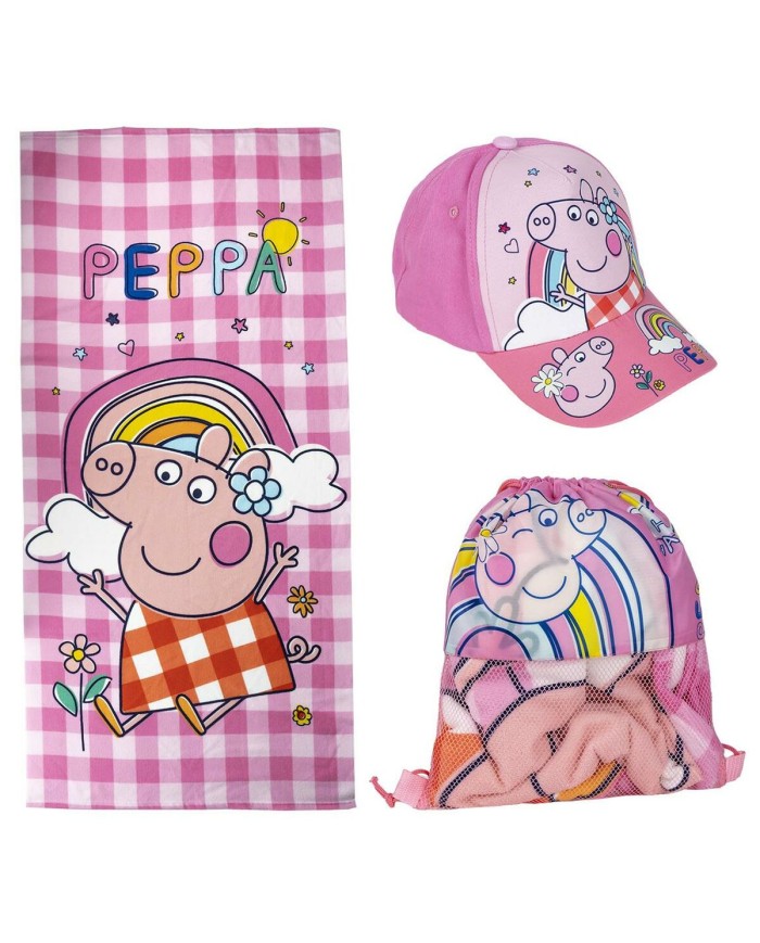Set estivo per bambini Peppa Pig Rosa 3 Pezzi
